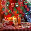 Christmas Decoration Supplies, Hanging Flags, Scene Arrangement, Non-Woven Fabric, Flag Pulling