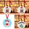 Delightful Personalised Lockdown Christmas Tree Ornament 2020 Quarantine Wooden Decor