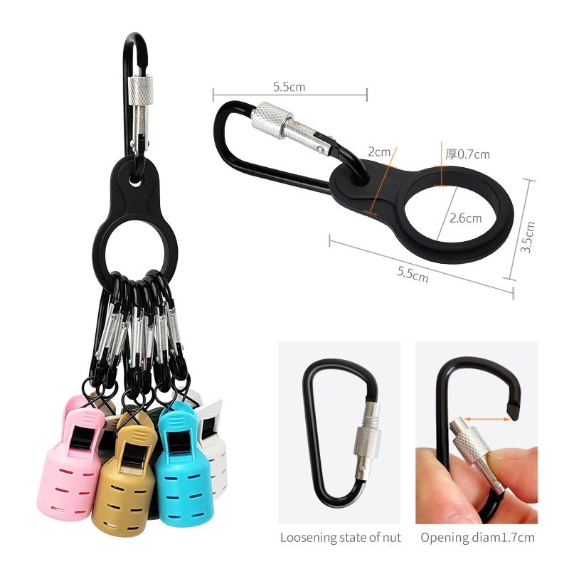 6pcs Webfoot Octopus Egi Hooks Cover Cuttlefish Umbrella Lure Cap with Carabiner Sea Tackle New M1 Squid Jig Bait Protector