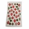 1Pc 38x65cm Thin Christmas Santa Claus Printed Polyester Kitchen Dishcloth Cleaning Cloth Tea Towel Xmas Party Gift