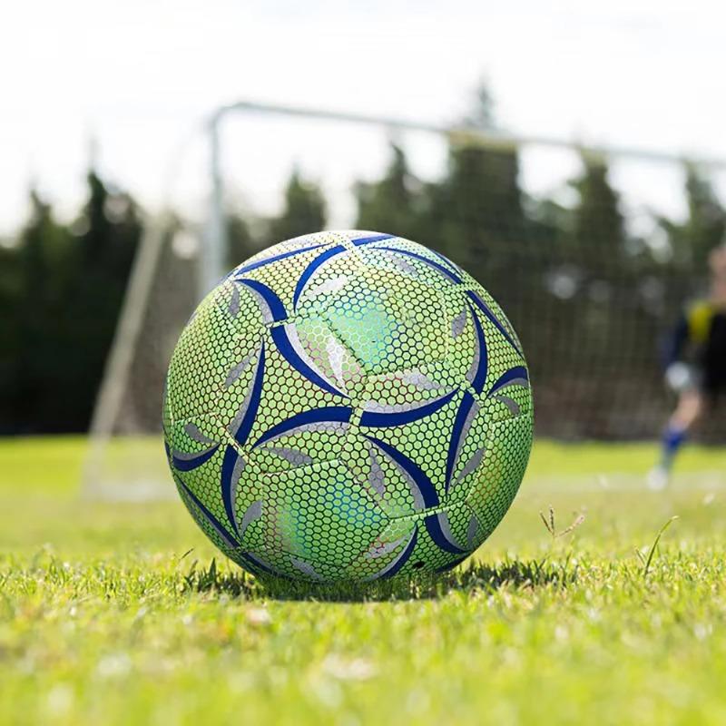 Glowing Soccer Ball Durable Football Competition Training Indoor Outdoor