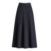 2025 Autumn/Winter Wool Cashmere High-Waisted A-Line Pocket Skirt, Mid-Length.