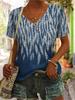 Women's Floral Graphic V Neck T Shirt, Short Sleeve Casual Regular Tops, Daily Outfit Multi Colors for Spring & Summer