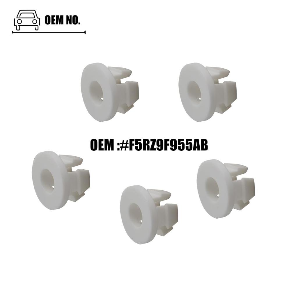 5PCS Intake Manifold Runner Control Bushings Compatible with Ford Lincoln Mercury 1993 To 2007 Year, Intake Manifold Retainer Clips for F5RZ9F955AB