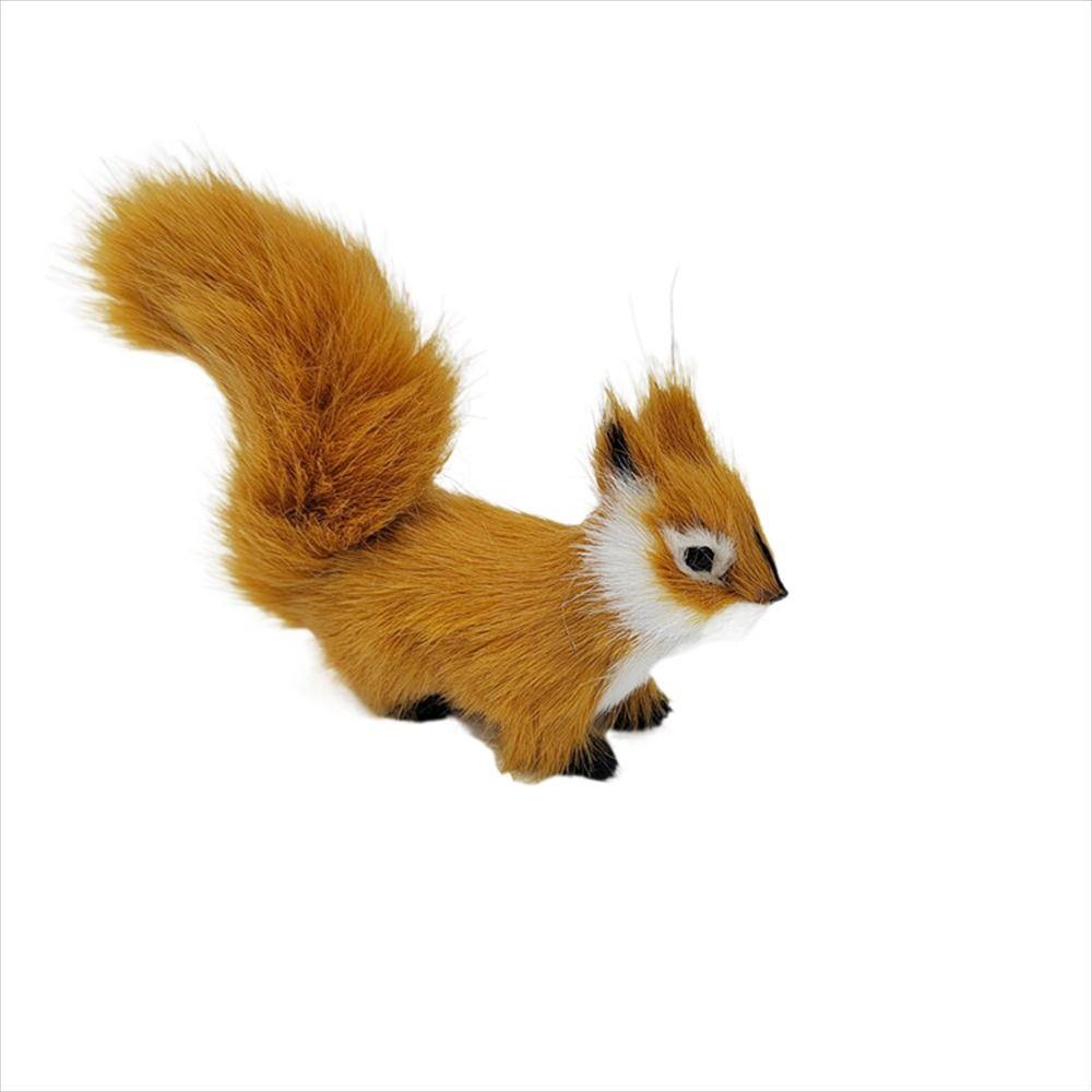 Plush Toy Table Decorations Simulation Squirrel Plush Animal Squirrel Plush Toys Stuffed Toys