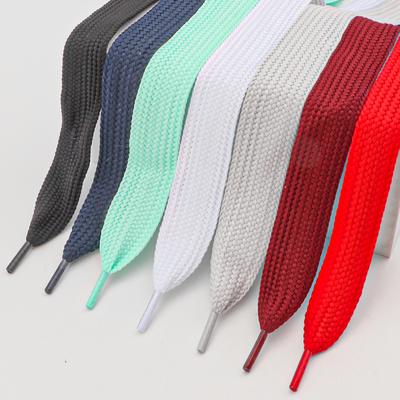 1 Paar 2,5 cm breitere Schnürsenkel für Schuhe Neue Turnschuhe Flache Schnürsenkel Mode Seil Schnürsenkel 100/120/140/160CM Schuhzubehör