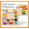 Magnetic Color and Number Maze Montessori Dinosaur Counting Matching Learning Puzzle Board Toddler Fine Motor Skills Travel Toys