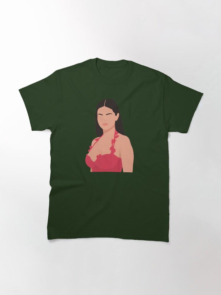 T-shirt Classica con Illustrazione Lineless di Selena Gomez