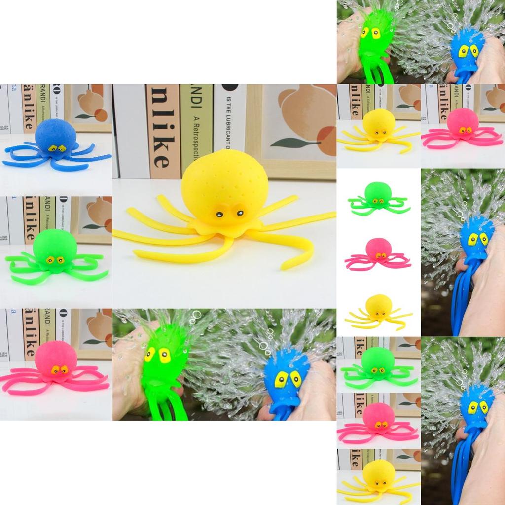 Animal Marinho Squishy Polvo Brinquedo de Banho Para Crianças Tpr Brinquedo Para Brincar na Água e Aliviar o Estresse