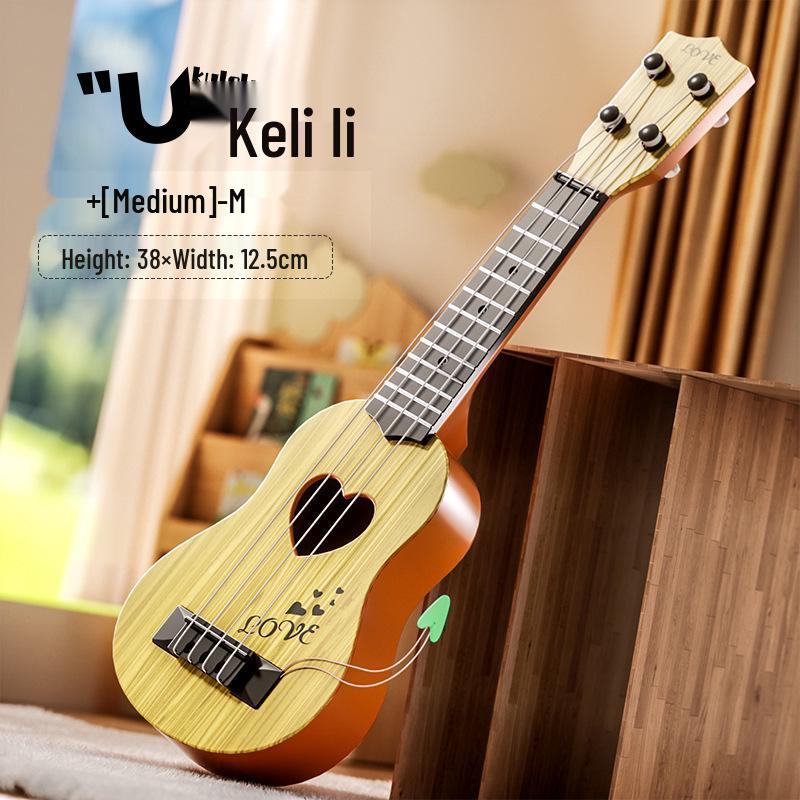 Realistic Guitar Playable Ukulele Toy for Children's Musical Education