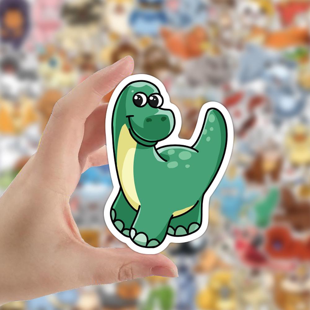 100 Cute Cartoon Animal Graffiti Stickers - Waterproof, DIY for Suitcases & Phone Cases