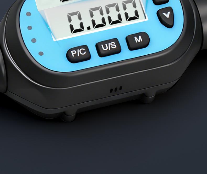 HEMUELE Electronic Digital Torque Wrench ZWM-D-R, High Precision Adjustable Torque Tester