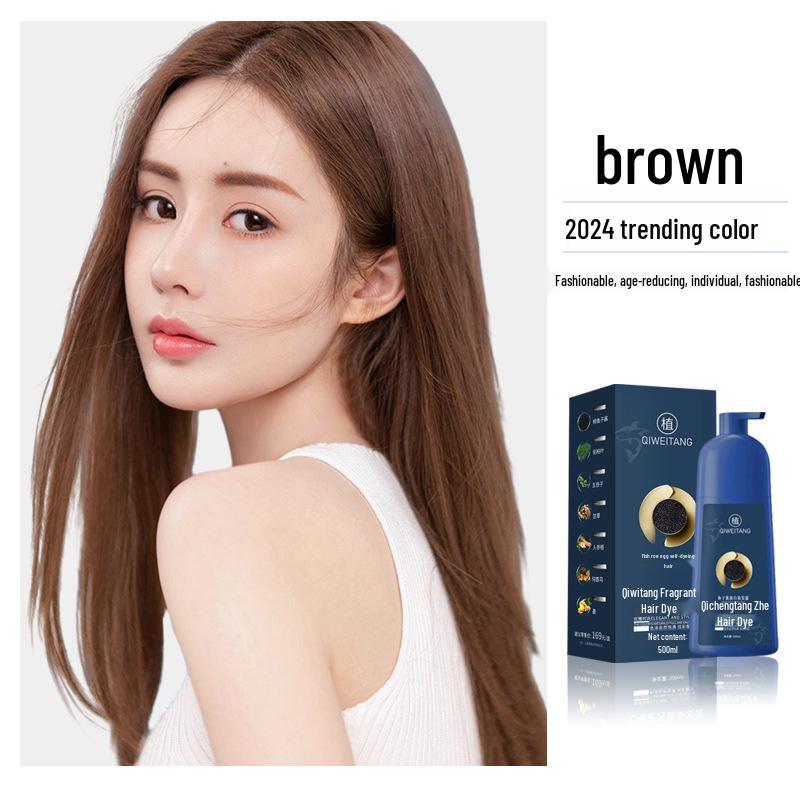 Qiwitang Caviar Protein Plant-Based Gentle Hair Dye Cream 500ml