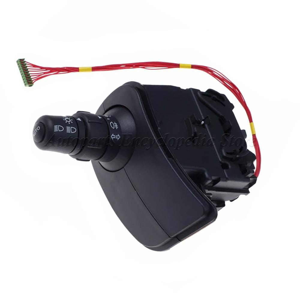 7701057090 For Renault Kangoo Grand Modus Clio III 1.5dCi Car Headlight Light Indicator Stalk Switch 7701057088 8201590638