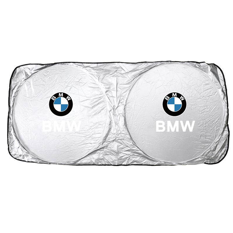 DKHN5 Car Windshield Sunshade Foldable UV Block Heat Shield Protector For BMW X1 X2 X3 X5 X4 X6 X7 G30 G20 G32 G11 G12 F40 F30 Sticker