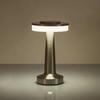 Cordless Metal Desk Lamp Adjustable Touch Control LED Table Lamp Portable Battery Powered Desk Light Bedroom Living Room Home Office Decor