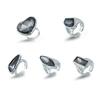 Geometric Black Diamond Adjustable Ring - Sweet & Cool Jewelry for Women