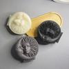 1PCS Silicone Moon and Sun Goddess Mold for Artistic and Irregular Shape Candle Making