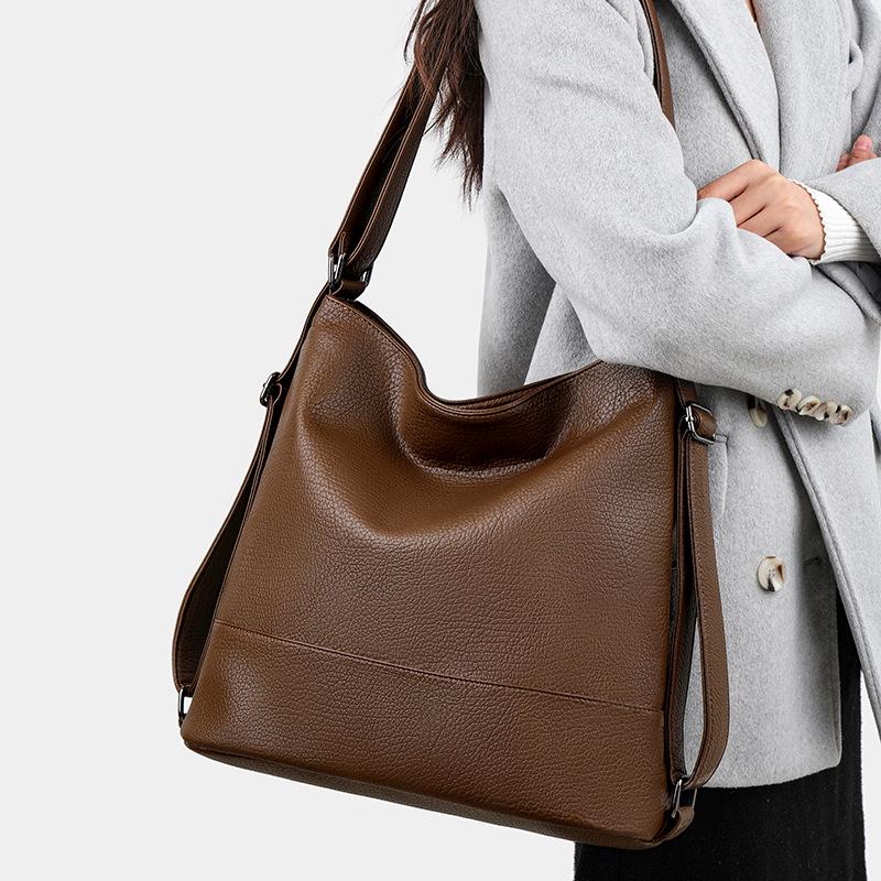 Women's 2025 Versatile High-End Tote Backpack: Large Capacity, Multifunctional, for Commuting & Outdoors