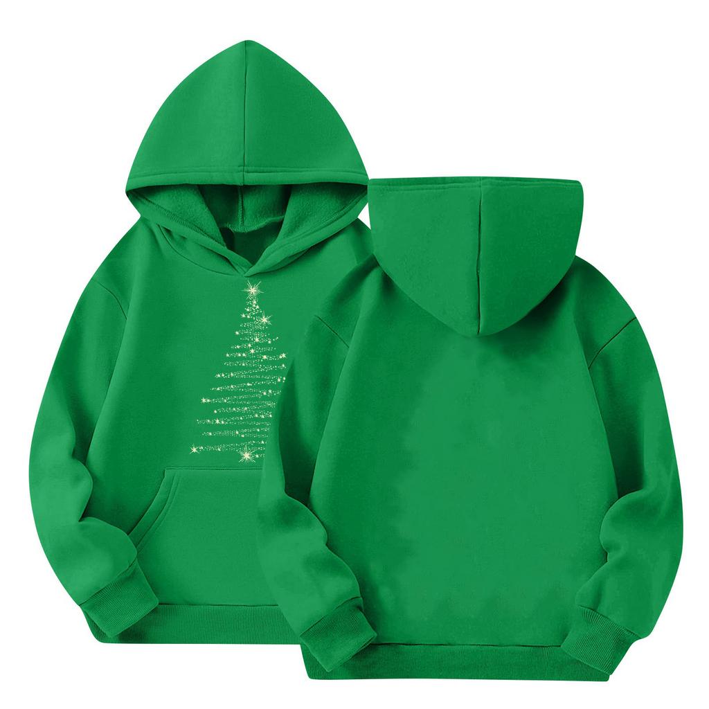 Children's Hoodies Loose Solid Color Hooded Sports Shirt Fashionable Sports Shirt