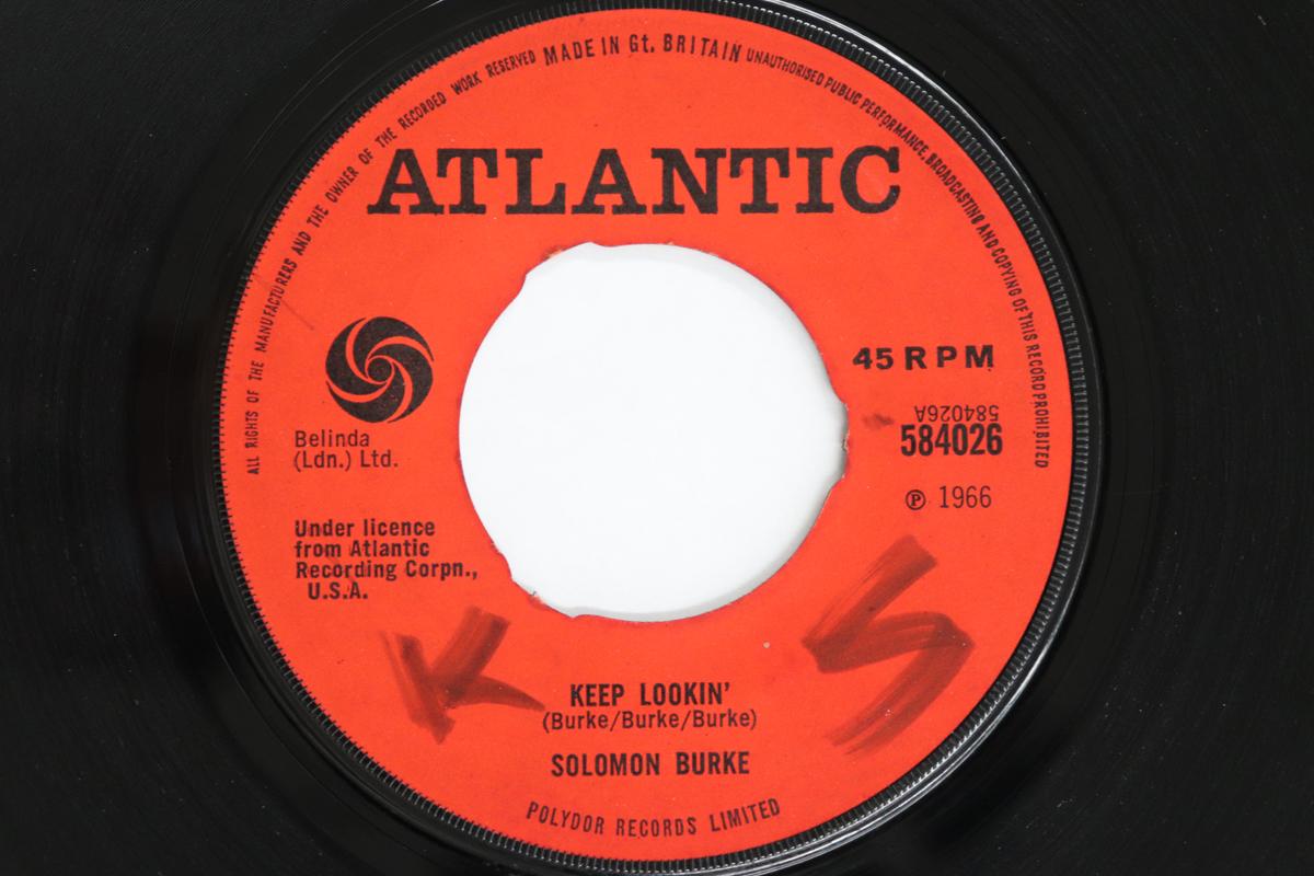 

7inch Record SOLOMON BURKE - Keep Lookin 584026 Atlantic 1966 UK Soul/Funk Used