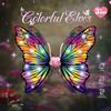 Light Up Musical Butterfly Wing with Adjustable Strap Electric Flapping Motion Butterfly Wing for Kid Birthday Cosplay