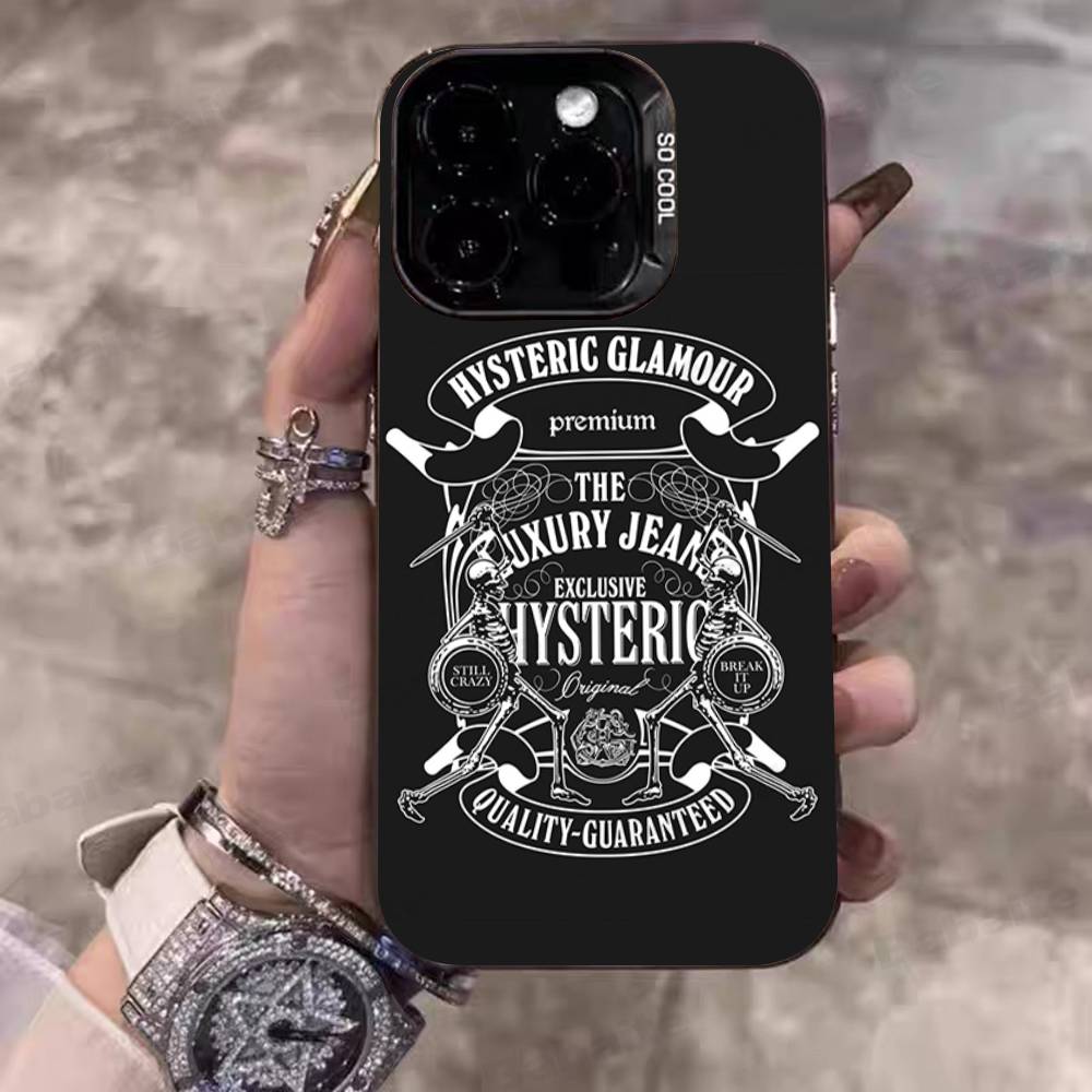 

H-Hysteric G-Glamour Girl For IPhone 17 16 15 14 13 12 11 Pro Max Plus Matte Color Back Phone Cover iPhone 17pro max
