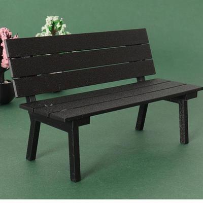 1 kus Miniaturní domeček pro panenky Simulace Lavička Kreativní Model židle Doplňky Domácí scéna Displej Rekvizity Řemesla