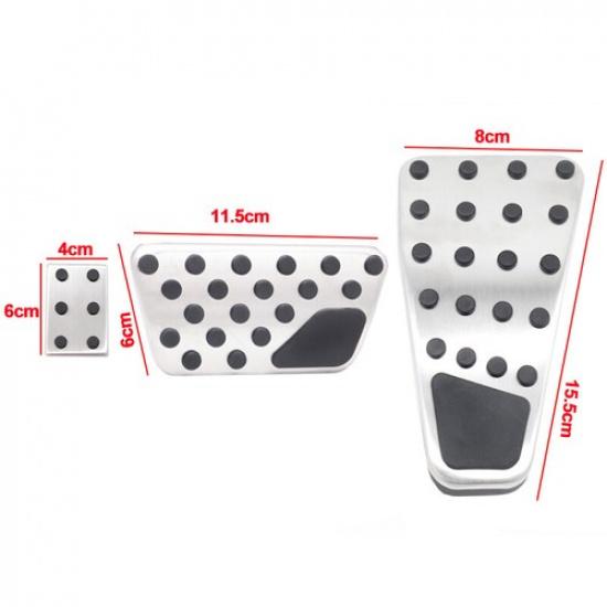 Car Fuel Brake Clutch Pedal Cover Wrap For Dodge Ram 2009 - 2018 1500 - 5500 AT