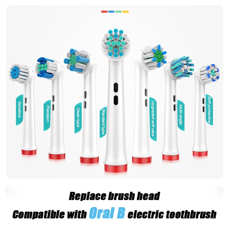 For Oral B Electric Toothbrushes Head UV Sterilization High Density Hair Planting Dupont Soft Bristle Brush