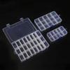 24 Grid Transparent Plastic Box Jewelry Box Beaded Components Fishing Gear Box Hardware Tools Packaging Storage Box