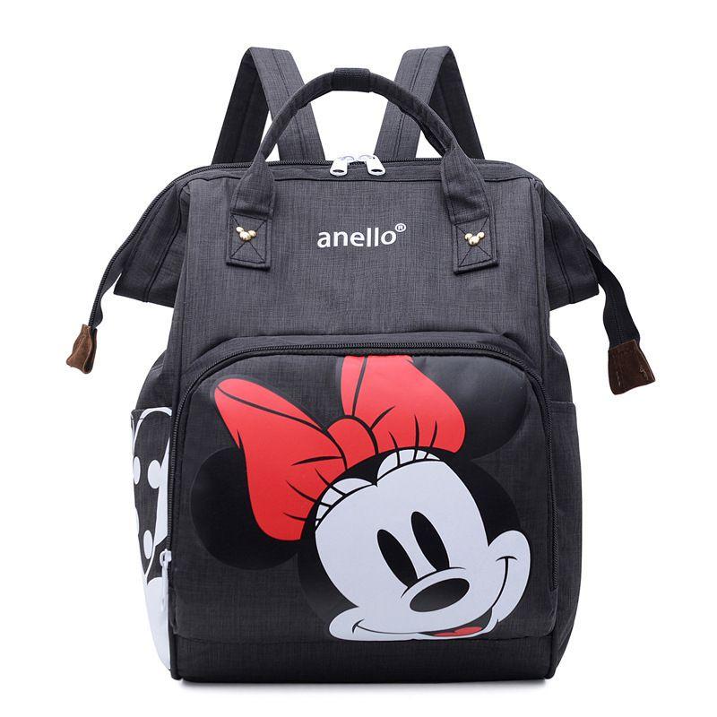 Große Kapazität Minnie Mama Tasche Stilvoller Praktischer Schwangerschaftsrucksack