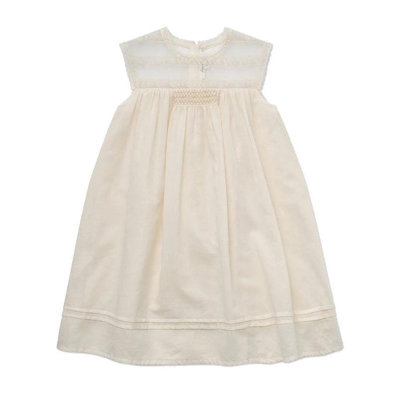 2025 Spring/Summer LOU New Children's Sleeveless Tencel Cotton Dress Collection