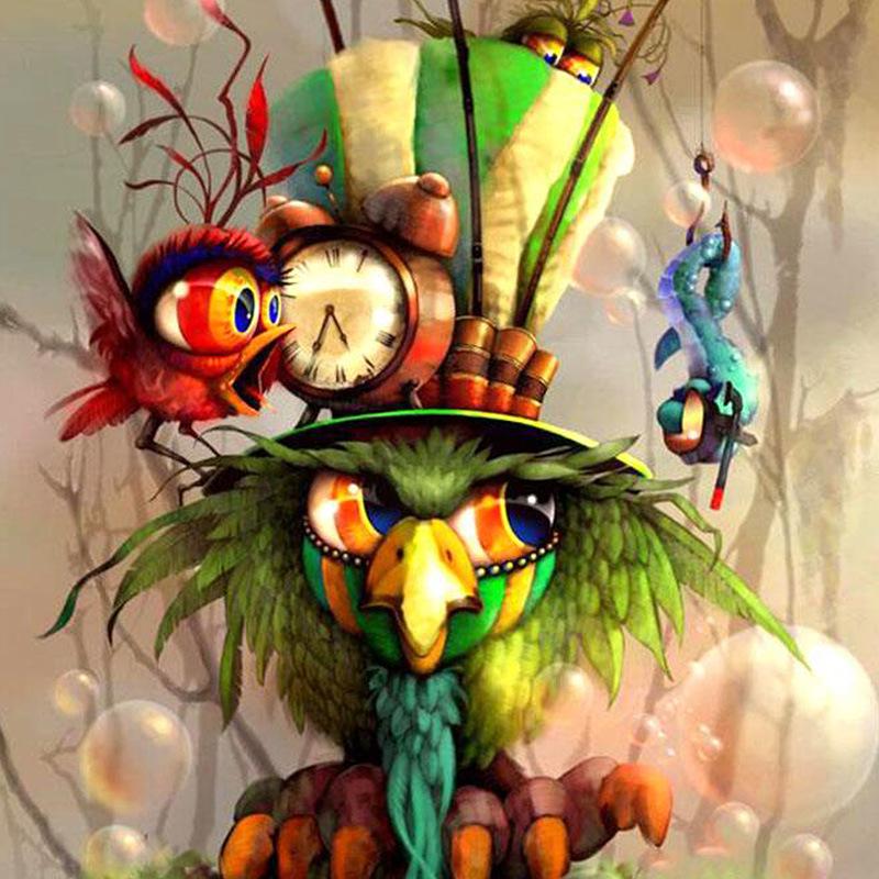 

Parrot Painting Diamond Gifts Arts And Crafts Wall Painting Home Decor Diamond Painting No Frame