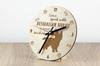 Australian Terrier, Aussie - clock with dog, wooden clock with engraving, personalised clock by Art-Dog