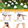 Solar Cute Mushroom Lights with 8 modes of LED Fairy Lights String Outdoor Waterproof Lawn Lights for Garden Decoration Lamp