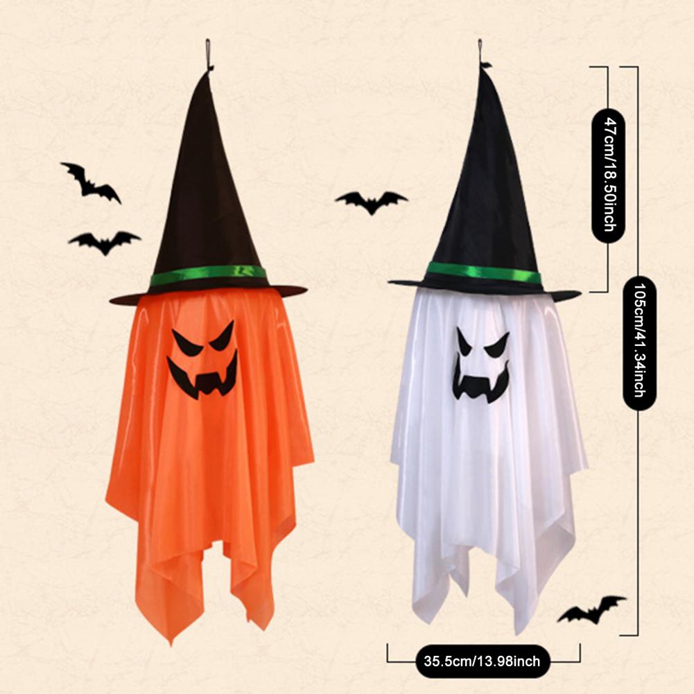 Halloween Light Up Hanging Ghost Decoration Spooky LED Ghost Light for Indoor Front Porch Yard Bedroom Decor