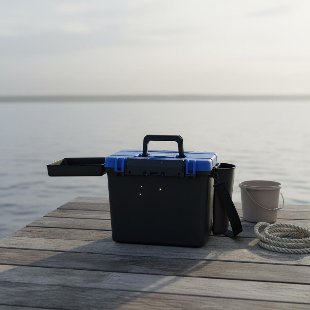 Fishing Seat Box Thickened Portable Fishing Stool Box Sit On Ultra-Sturdy Load Capacity For Fishermen Outdoor