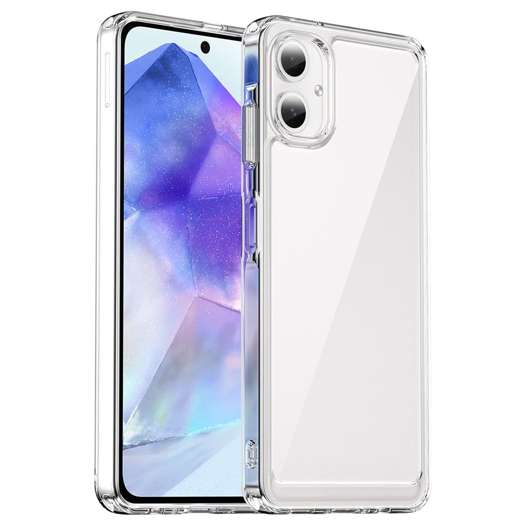 Für Samsung Galaxy A06 4G Stoßfeste Hülle TPU + Acryl Schutz Klare Handyhülle
