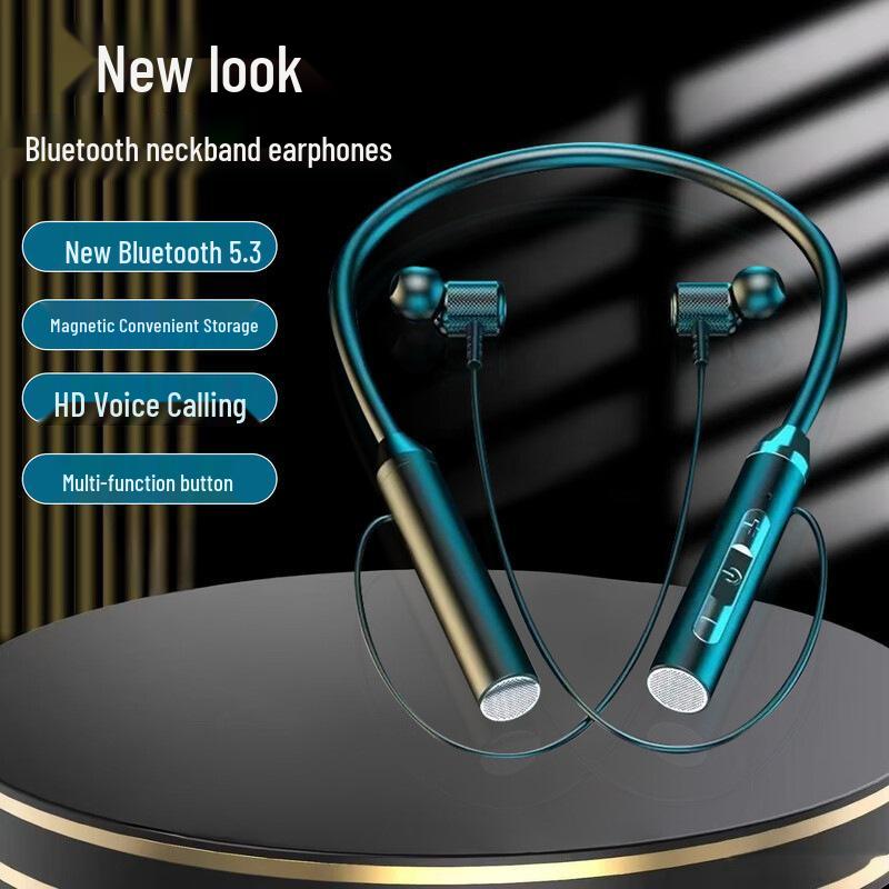 Neckband Bluetooth Earphones G01: Wireless, High-Quality Sound, Long Battery Life, Noise-Cancelling Calls