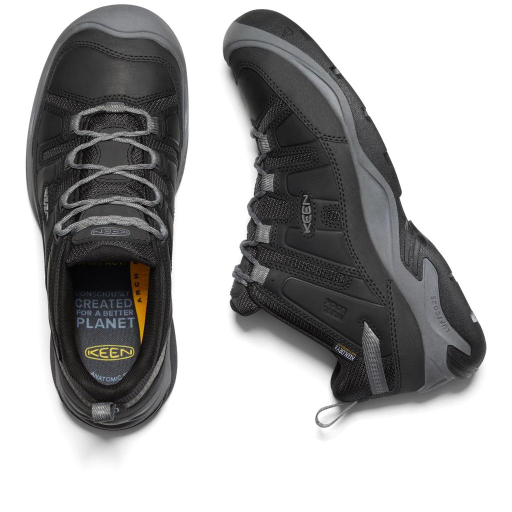 Trekking Shoes CIRCADIA WP Circadia Waterproof Gray cm [Keen] Men's Black/Steel 27.0