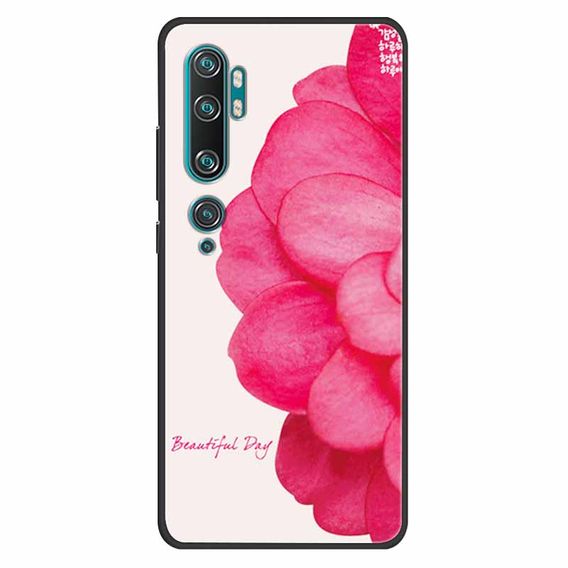 For Xiaomi Mi Note 10 Case Silicone Soft Owl Lion TPU Fashion Back Cover For Xiaomi Mi Note10 Cases Protective Printed Covers