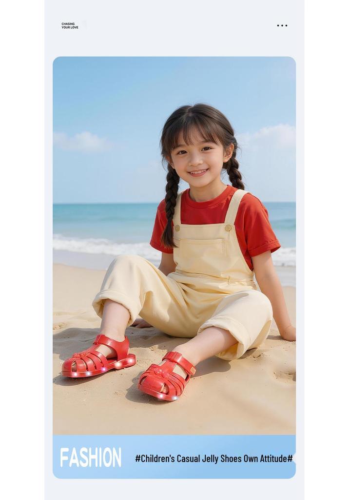 Sandali in Gel Traspiranti Luminosi per Bambini