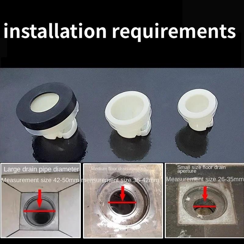 Toilet Sewer Deodorant Floor Drain Core Shower Bath Insect-Proof Seal Anti-Odor Drain Cover Plug For Kitchen Bathroom Accessorie