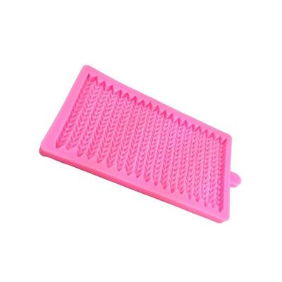 Strickkuchenwerkzeug Silikonformen Fondant Spitzenmuster Backformen Süßigkeiten Selbstmontage Küche Zucker Schokolade Backgeschirr