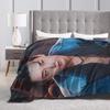 Choi San Singer Blankets Quality Soft Warm  Throw Blanket Autumn Students Couch Chair Sofa Bed Funny Bedspread
