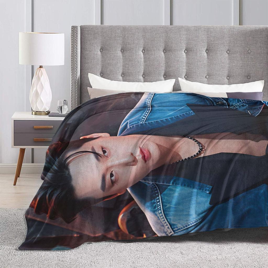 Choi San Singer Blankets Quality Soft Warm Throw Blanket Autumn Students Couch Chair Sofa Bed Funny Bedspread