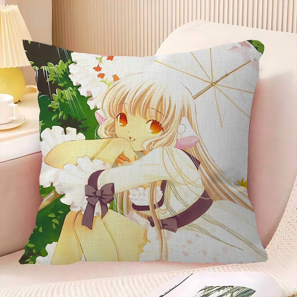 Chobits Anime Pillow Gifts Home Office Furnishings Bedroom Sofa Car Cushion Cover Case 45x45cm