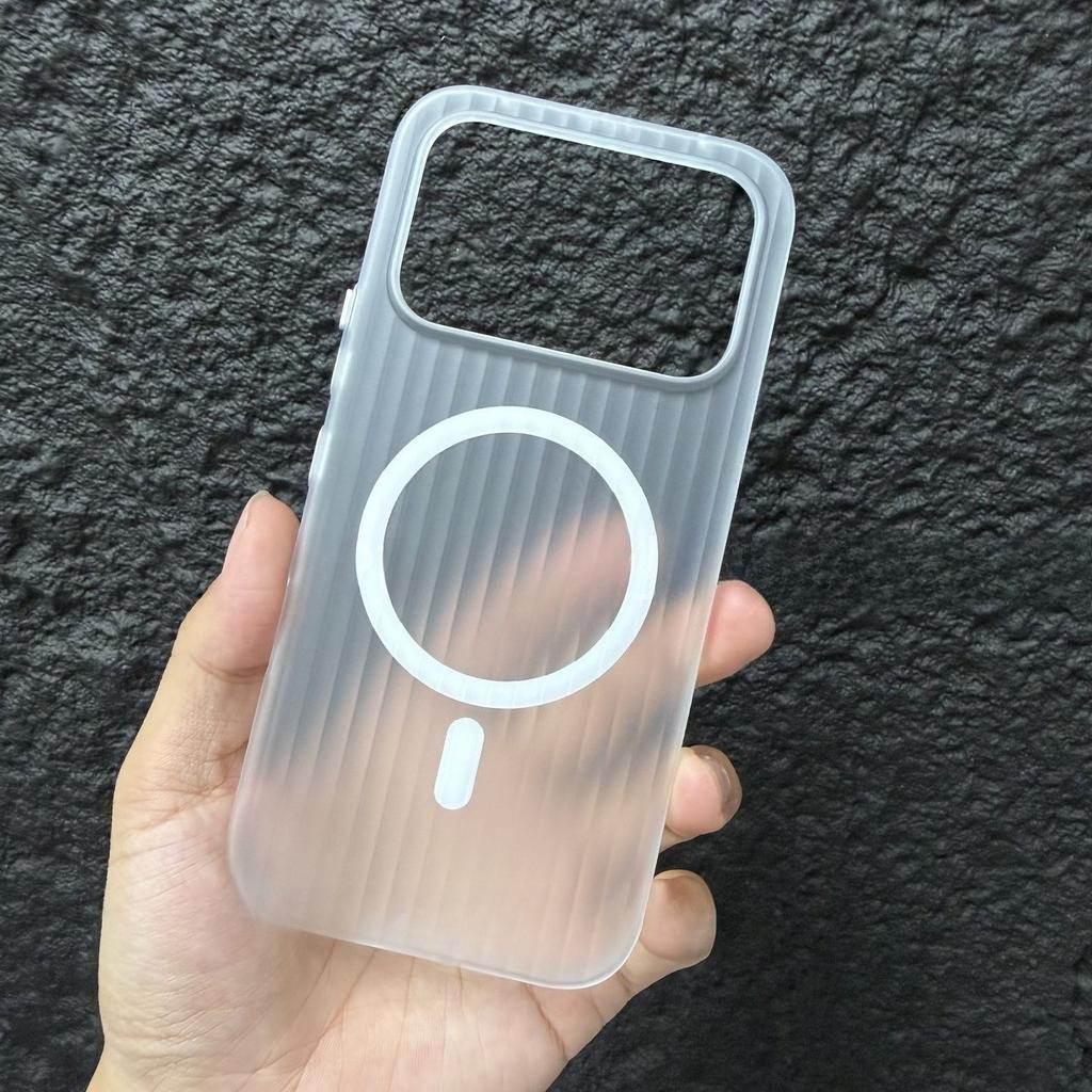 Für Honor 600 Pro Hülle Matt Hart-PC Durchscheinend Magnetisch Anti-Fingerabdruck Geriffelt Anti-Rutsch Abdeckung Für Honor 600 Schale Stoßstange