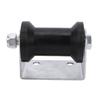 4 Inch Boat Trailer Roller with Panel Bracket Rubber Keel Roller Assembly Kit for Boat Yachts Ships